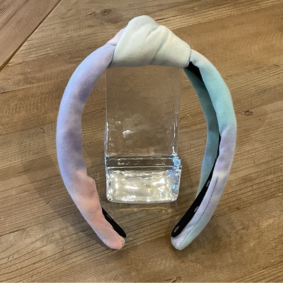 Lele Sadoughi Pastel Tie Dye Knotted Headband